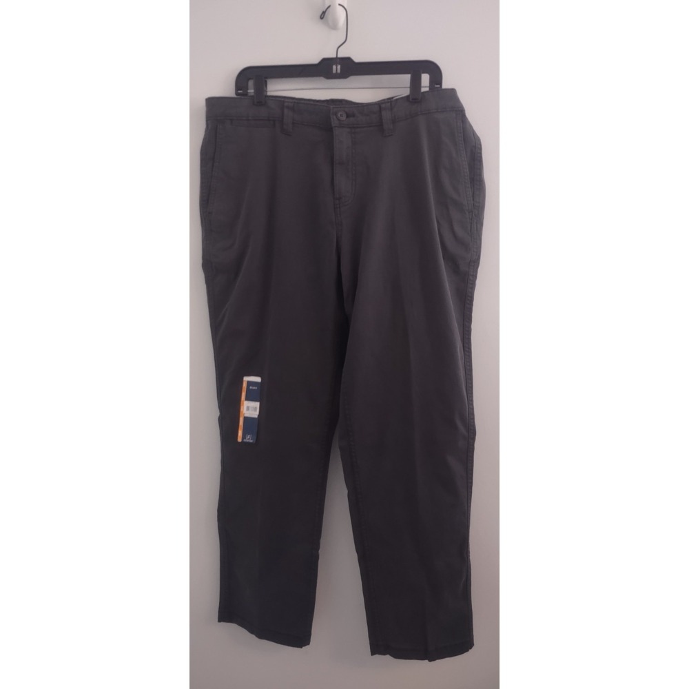 George Charcoal Grey Lightweight‎ Casual Pants Size 38 X 30 NWOT